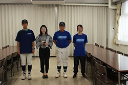 タウンニュース記者さんと記念写真