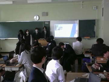 1年探究クラス発表