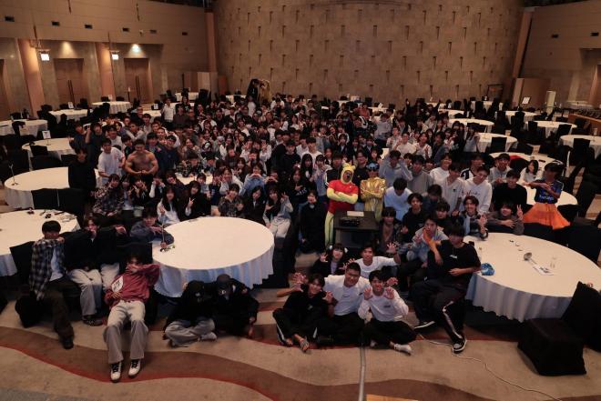 レク後の集合写真