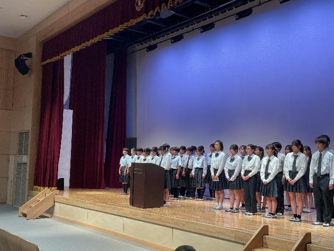 生徒会長からの激励のことば