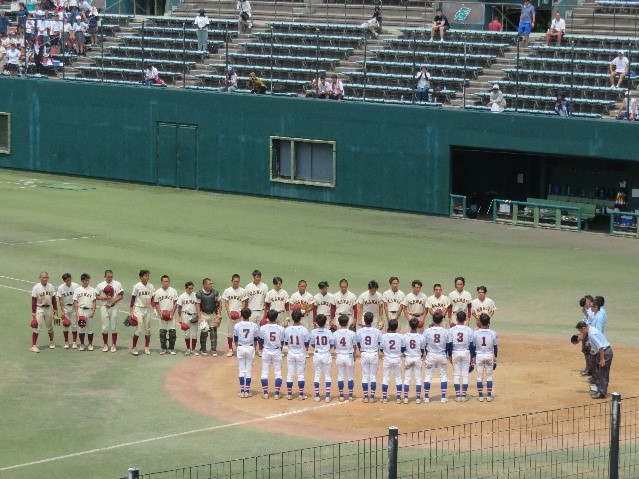大和スタジアム、野球部試合開始