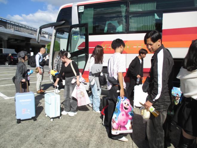 研修旅行帰路