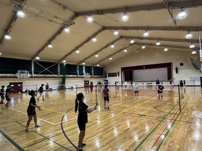 部活動体験バドミントン