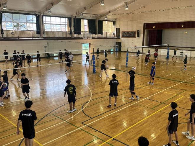 部活動体験バレーボール