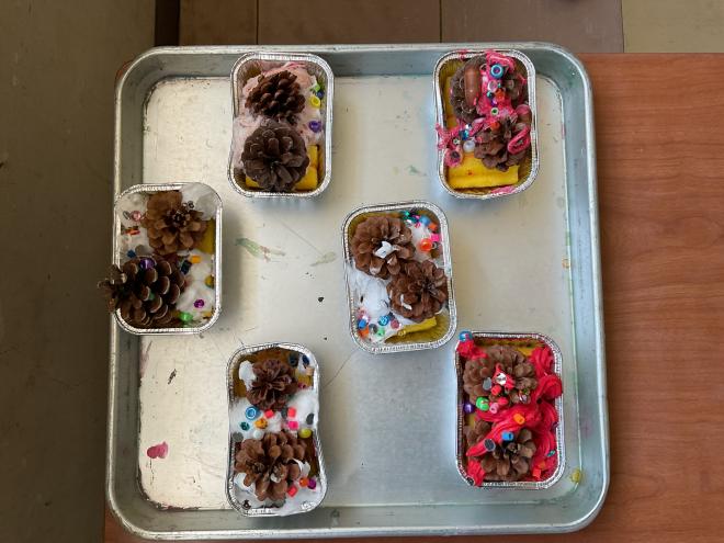 バレンタインケーキ