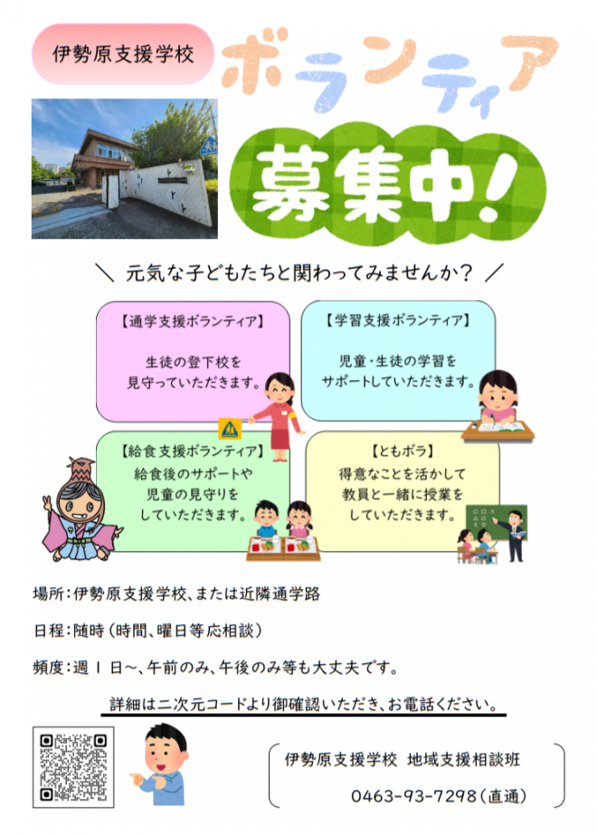令和7年度ボランティアのチラシ