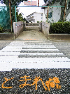 門への横断歩道