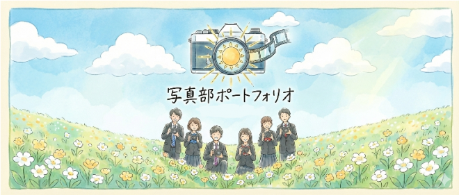 写真部ポートフォリオサイトのバナー