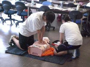 赤十字救急法講習会3