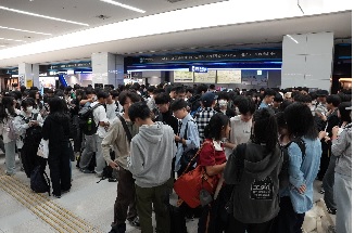 令和7年度修学旅行羽田空港の集合