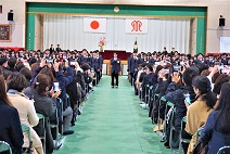 令和7年度第40回卒業式の様子9