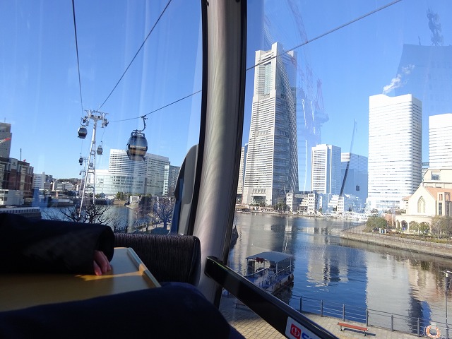 エアキャビンから見えるみなとみらい