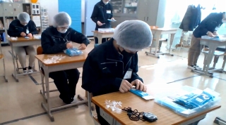 校内実習の様子1