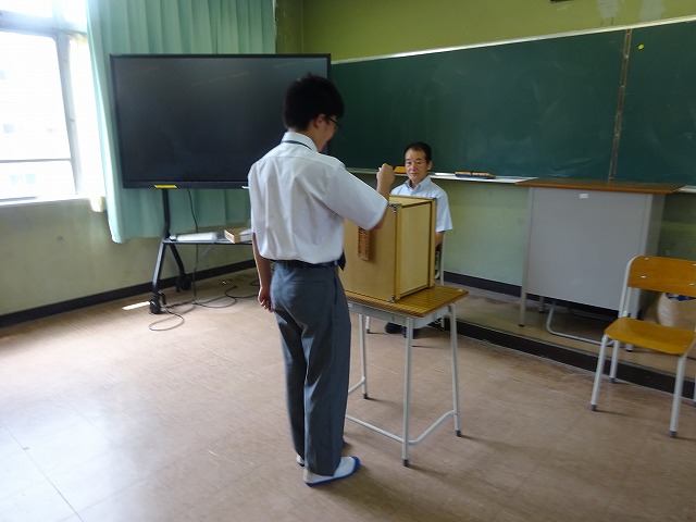 模擬投票の様子1