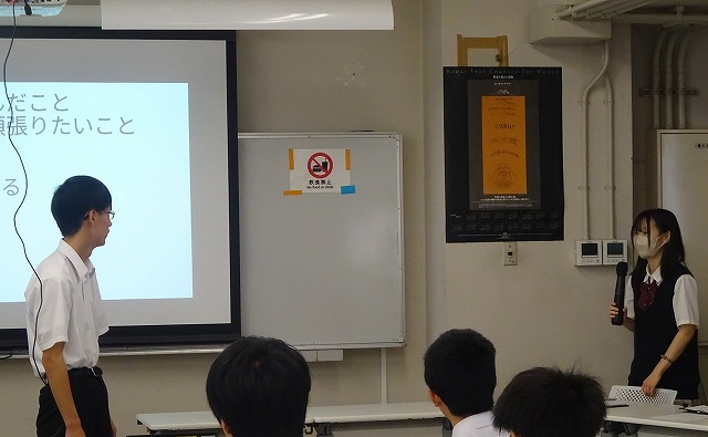 進路報告会の様子1