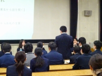 進路出前授業の様子2