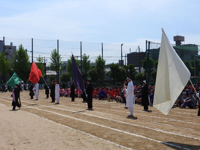 体育祭入場