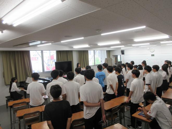 合唱コンクール優先練習期間１