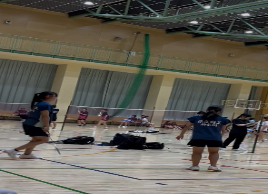 2509バドミントン部新人大会1