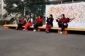 ダンス部のステージ