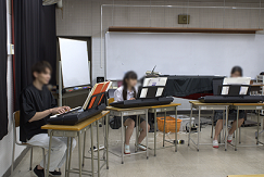 キーボードアンサンブルの様子