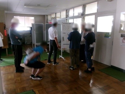 防災避難訓練のようす01