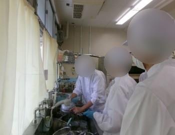 1年生フードサービスユニットのようす01