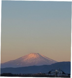 本校からの「富士山」