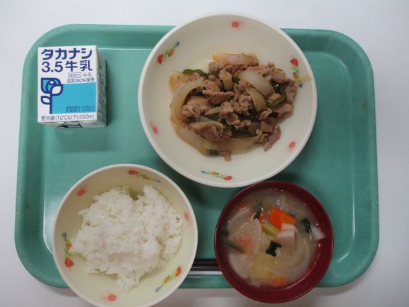 4月30日(木曜日)の給食