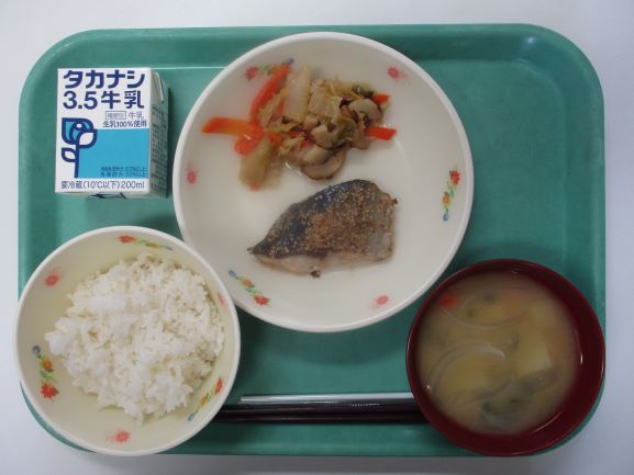 10月15日(木曜日)の給食