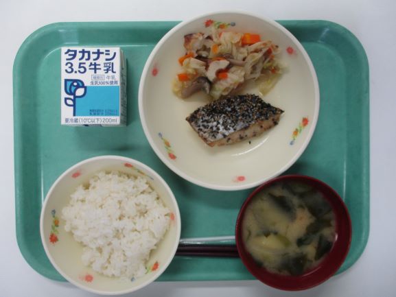 6月2日(火曜日)の給食