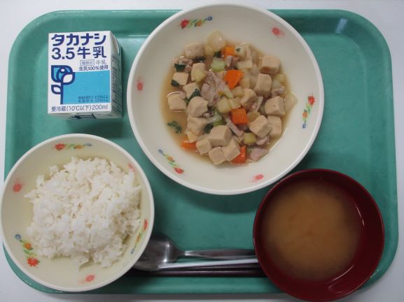 9月8日(火曜日)の給食
