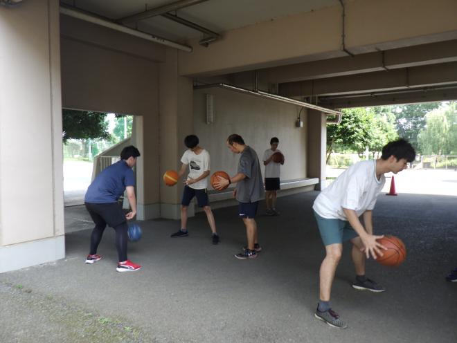 バスケットボール部の活動1