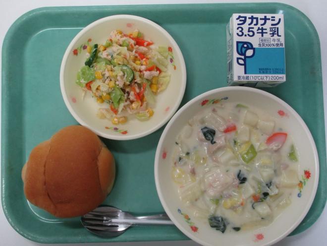 12月9日(火曜日)の給食