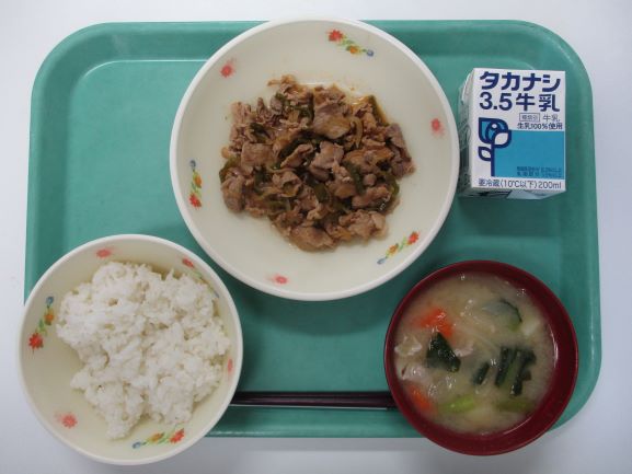3月10日(火曜日)の給食