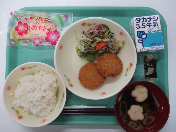 3月12日(木曜日)の給食