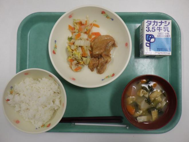 4月28日(月曜日)給食