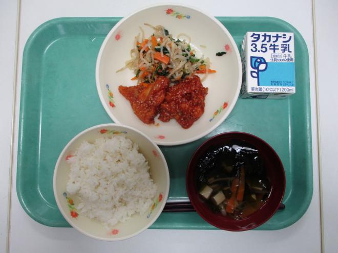 6月2日(月曜日)の給食