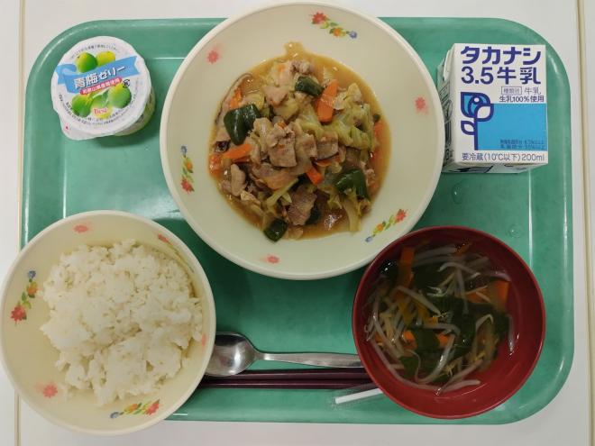 6月18日(水曜日)の給食