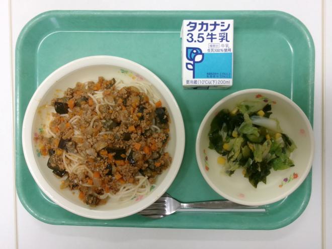 6月24日(火曜日)の給食