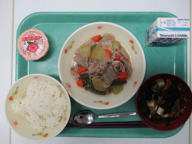 7月14日(月曜日)の給食