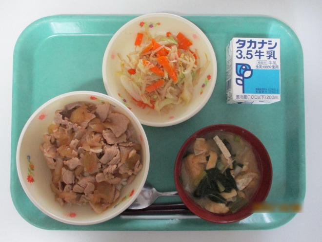 10月8日(水曜日)の給食