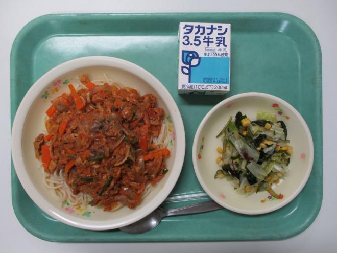 10月14日(火曜日)の給食