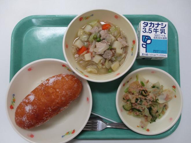 10月15日(水曜日)の給食