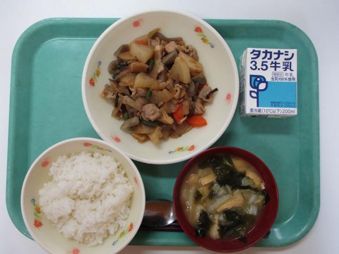 11月21日(金曜日)の給食
