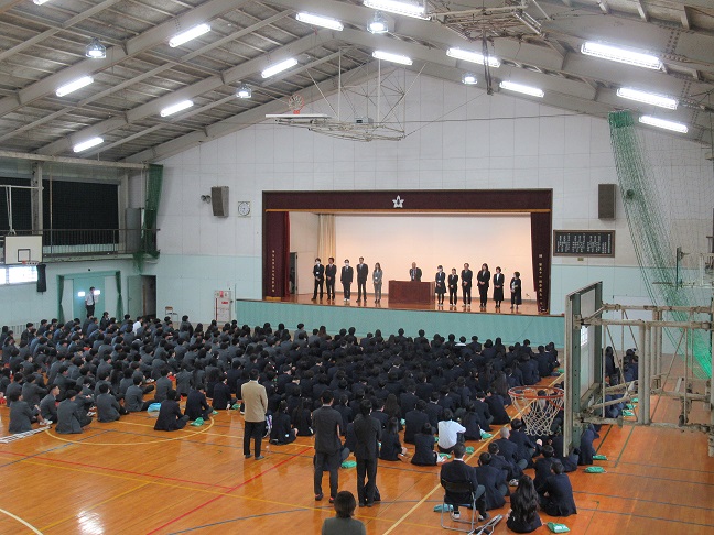 始業式・着任式1