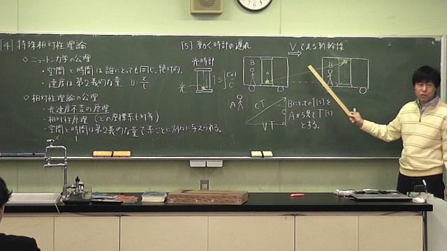 物理学習会「高校生のための相対論」