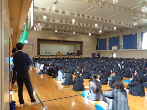 25生徒総会結団式1